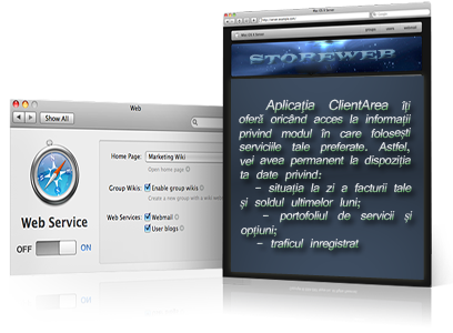 Autentificare Zona Client Storeweb, gazduire web